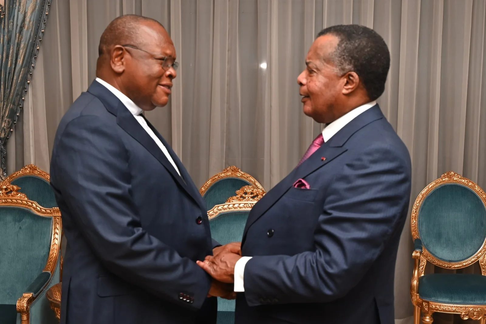 RDC : Denis Sassou Nguesso échange avec le cardinal Fridolin Ambongo sur la crise politique et sécuritaire